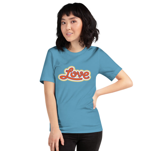 Women's "Love" Printed Short-Sleeve T-Shirt