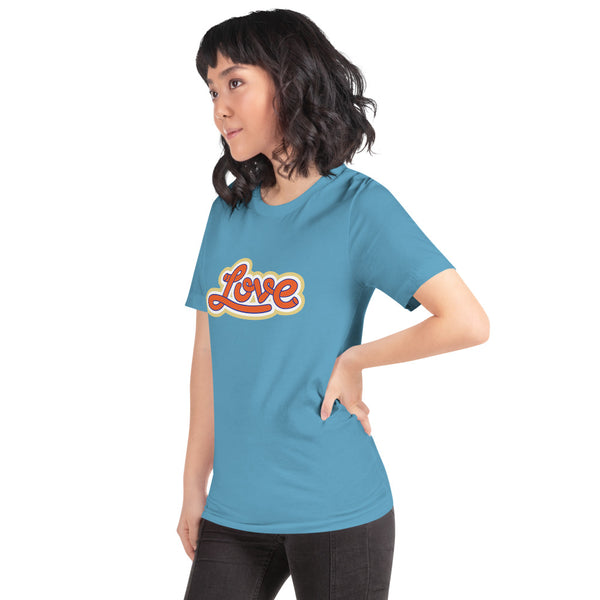 Women's "Love" Printed Short-Sleeve T-Shirt