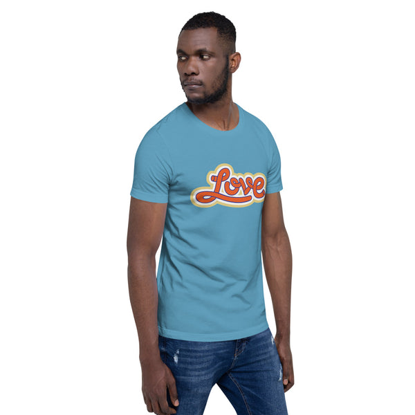 Men's "Love" Printed Short-Sleeve T-Shirt