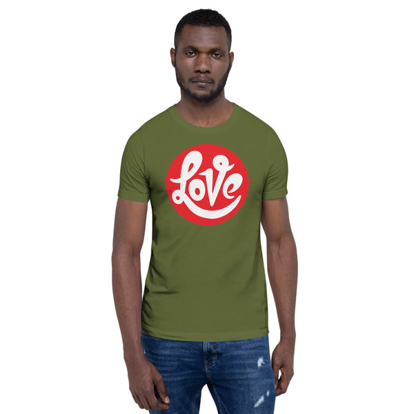 Men's "Love" Printed Short-Sleeve T-Shirt