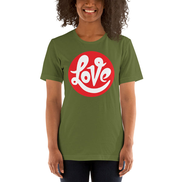 Women's "Love" Printed Short-Sleeve T-Shirt