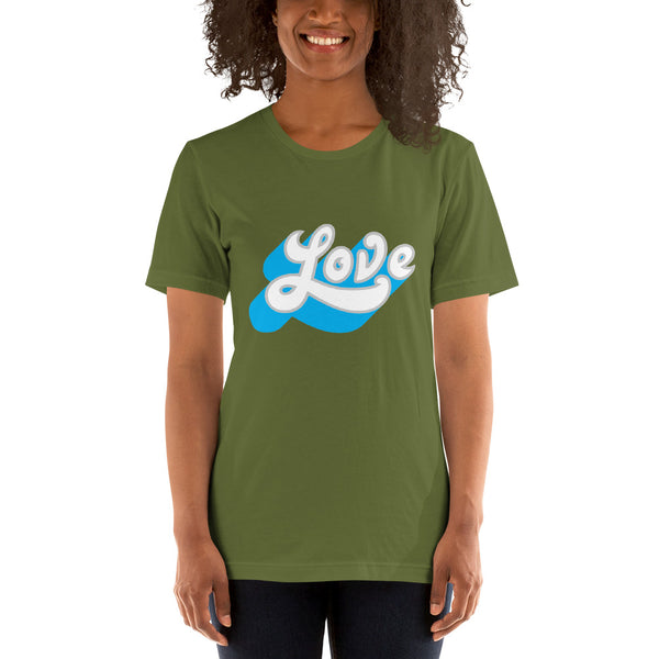 Women's "Love" Printed Short-Sleeve Shirt