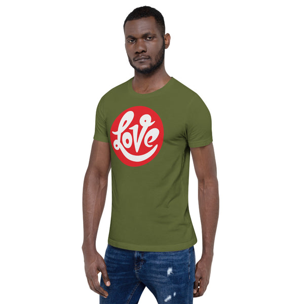 Men's "Love" Printed Short-Sleeve T-Shirt