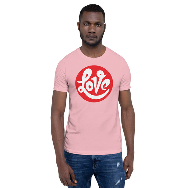 Men's "Love" Printed Short-Sleeve T-Shirt