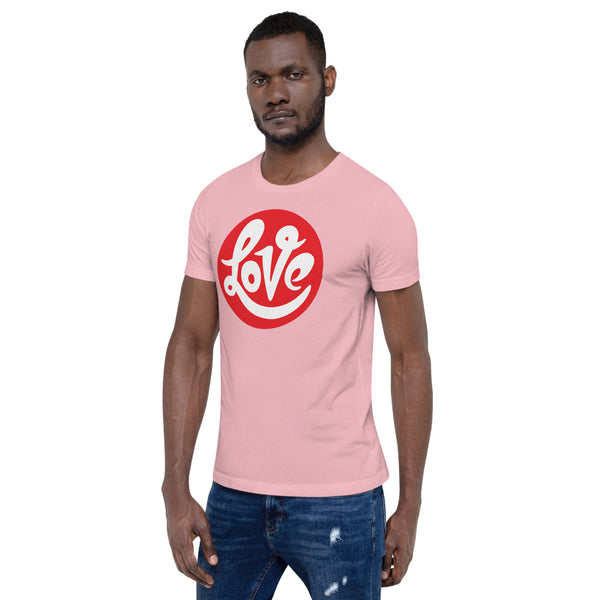 Men's "Love" Printed Short-Sleeve T-Shirt