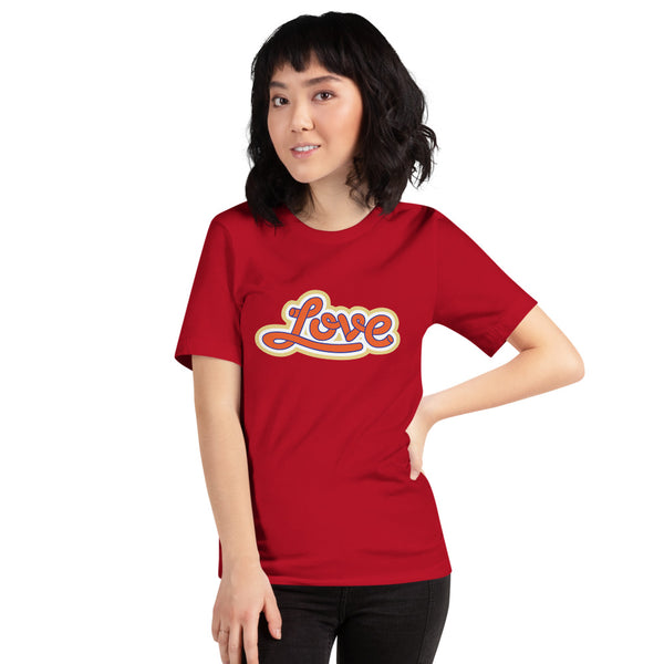 Women's "Love" Printed Short-Sleeve T-Shirt