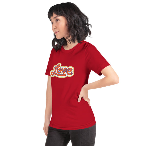 Women's "Love" Printed Short-Sleeve T-Shirt