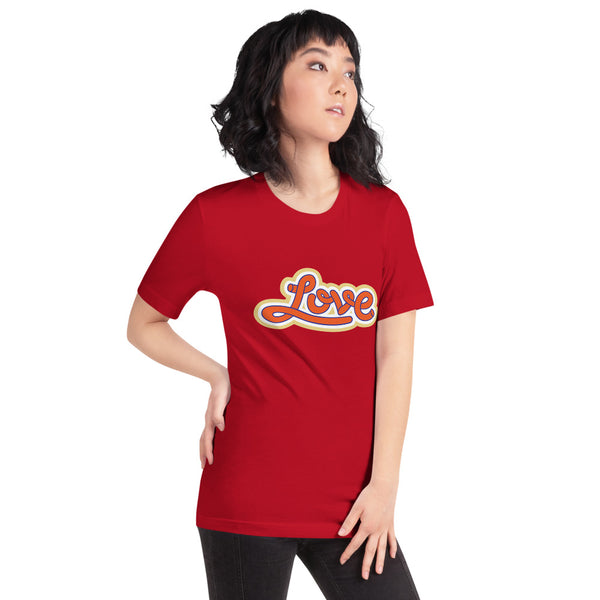 Women's "Love" Printed Short-Sleeve T-Shirt