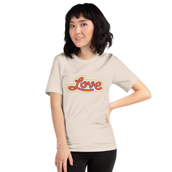 Women's "Love" Printed Short-Sleeve T-Shirt