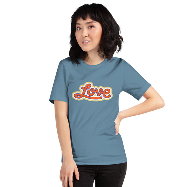 Women's "Love" Printed Short-Sleeve T-Shirt