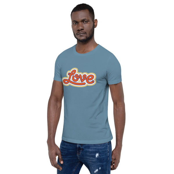 Men's "Love" Printed Short-Sleeve T-Shirt