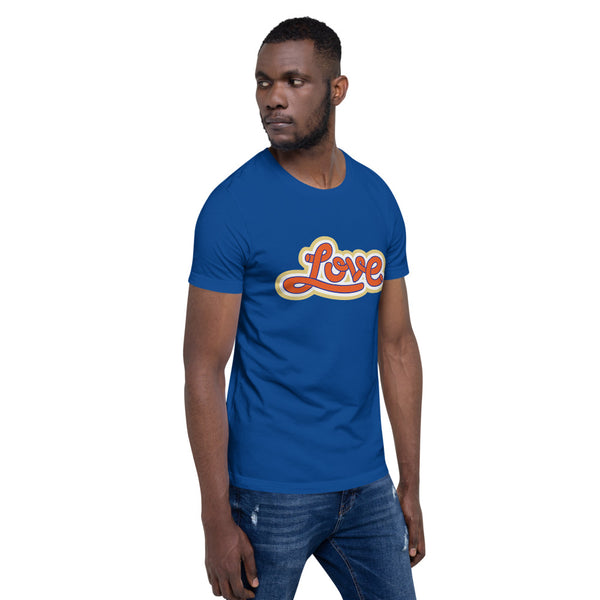 Men's "Love" Printed Short-Sleeve T-Shirt