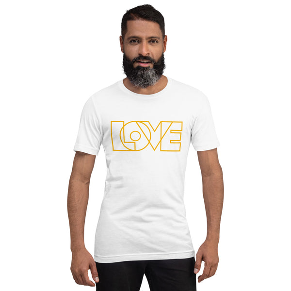 Men's "Love" Printed Short Sleeve Shirt