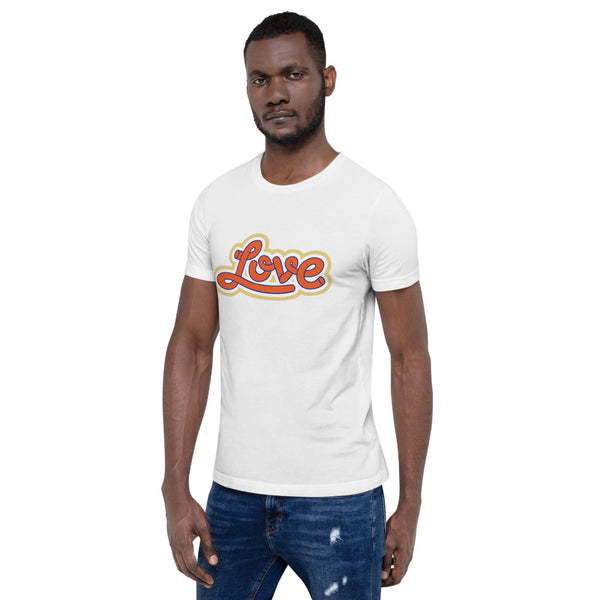 Men's "Love" Printed Short-Sleeve T-Shirt