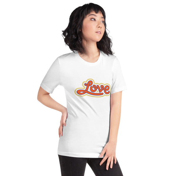 Women's "Love" Printed Short-Sleeve T-Shirt