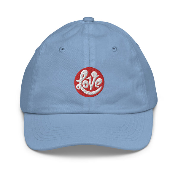 Boy's "Love" Embroidered Baseball Cap