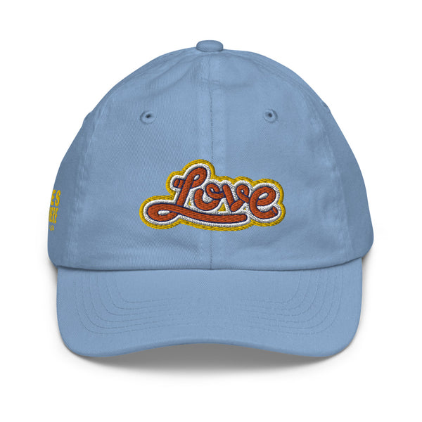 Boy's "Love" Embroidered Baseball Cap