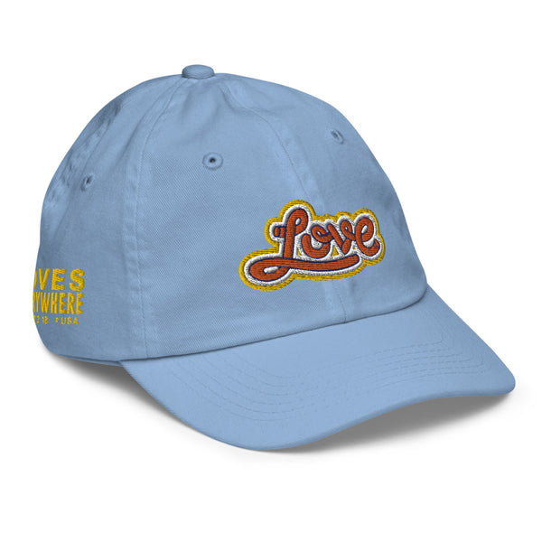 Boy's "Love" Embroidered Baseball Cap