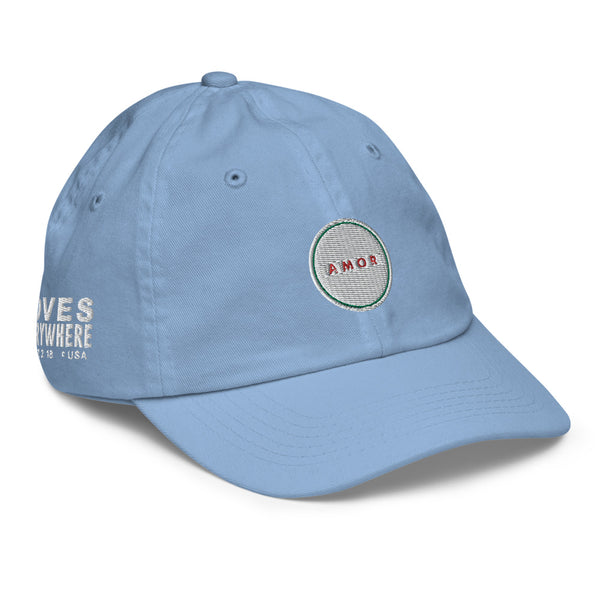 Boy's "Love" Embroidered Baseball Cap