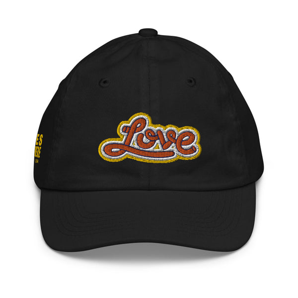 Boy's "Love" Embroidered Baseball Cap