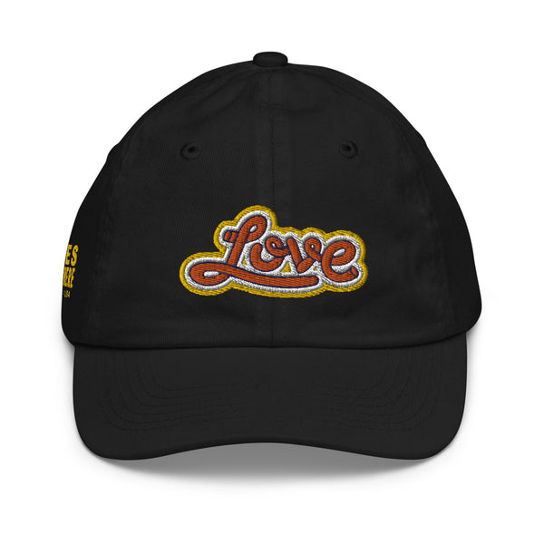 Girl's "Love" Embroidered Baseball Cap