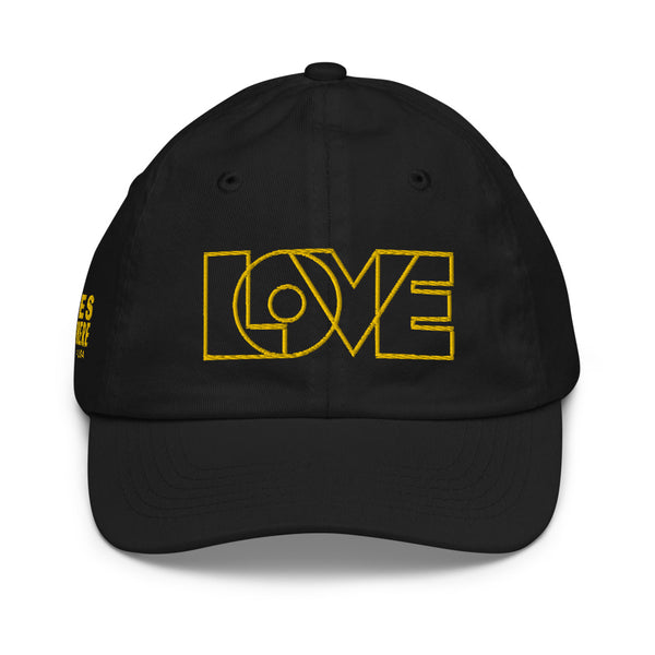 Girl's "Love" Embroidered Baseball Cap