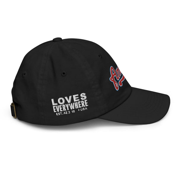 Girl's "Love" Embroidered Baseball Cap