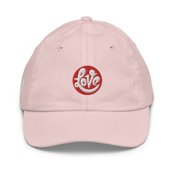 Girl's "Love" Embroidered Baseball Cap