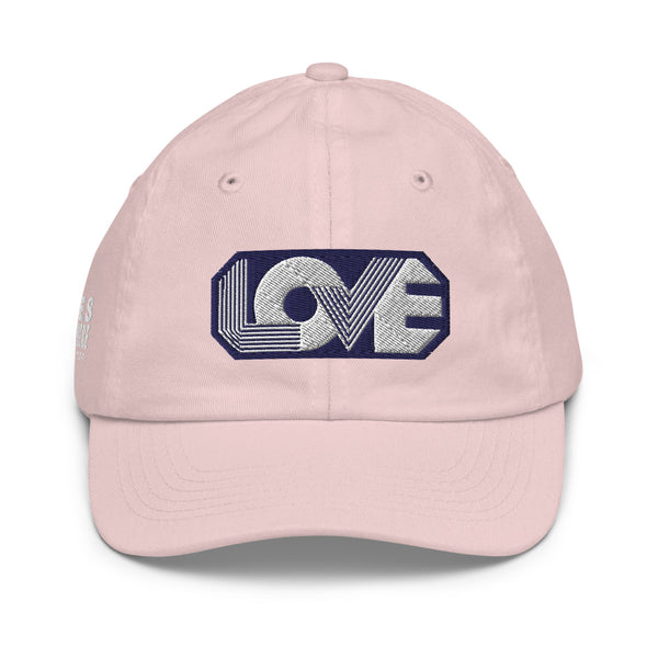 Girl's "Love" Embroidered Baseball Cap