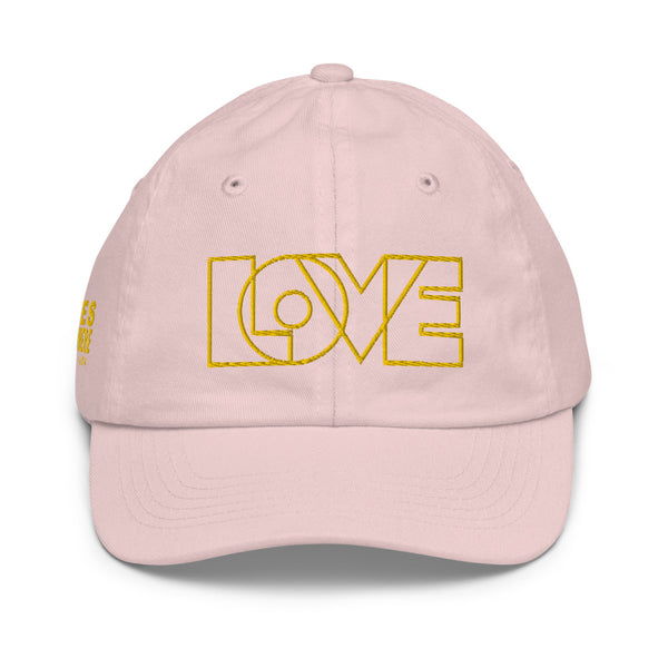 Girl's "Love" Embroidered Baseball Cap