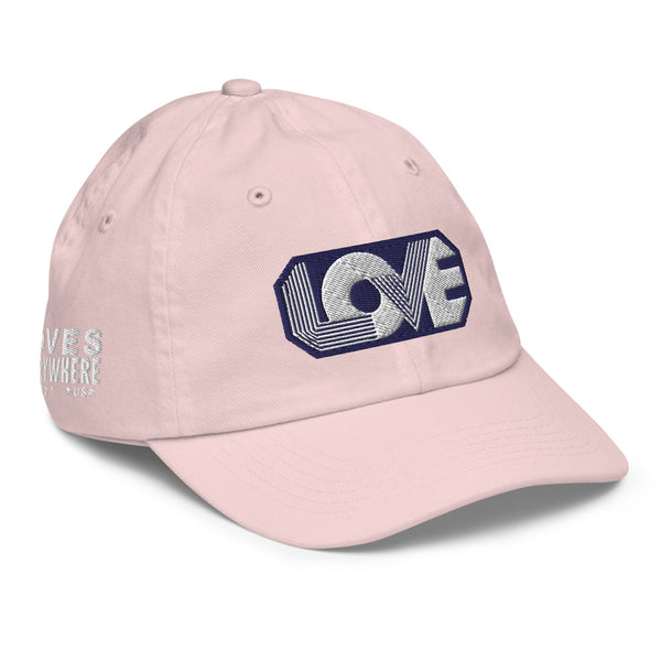 Girl's "Love" Embroidered Baseball Cap