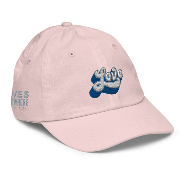 Boy's "Love" Embroidered Baseball Cap