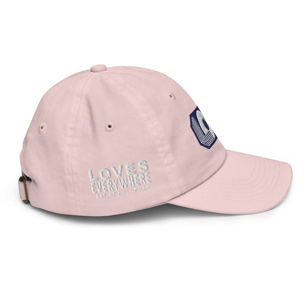 Girl's "Love" Embroidered Baseball Cap