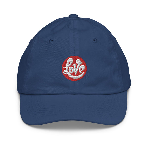 Boy's "Love" Embroidered Baseball Cap