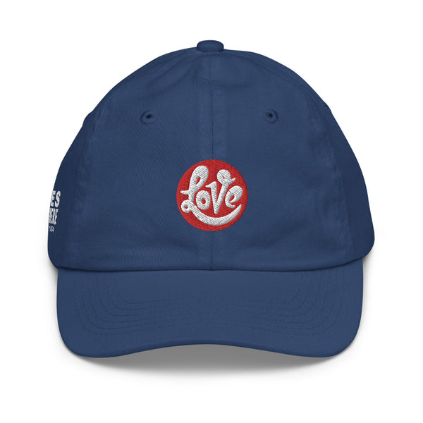 Girl's "Love" Embroidered Baseball Cap