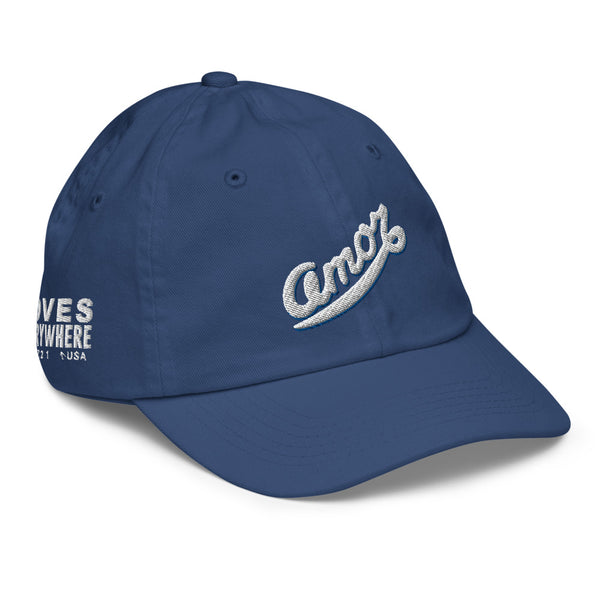 Boy's "Love" Embroidered Baseball Cap