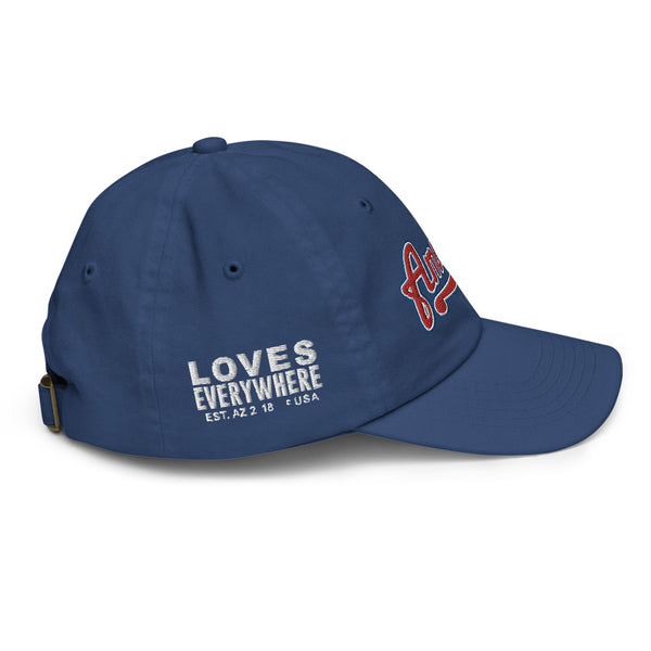 Girl's "Love" Embroidered Baseball Cap