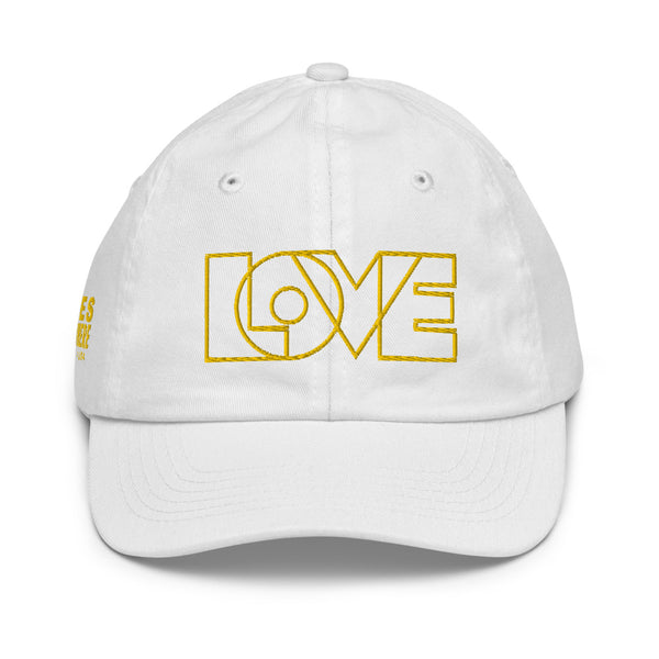 Girl's "Love" Embroidered Baseball Cap