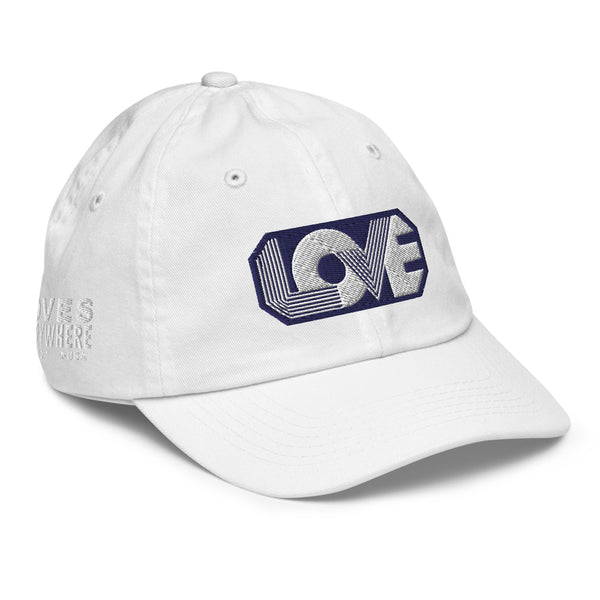 Girl's "Love" Embroidered Baseball Cap