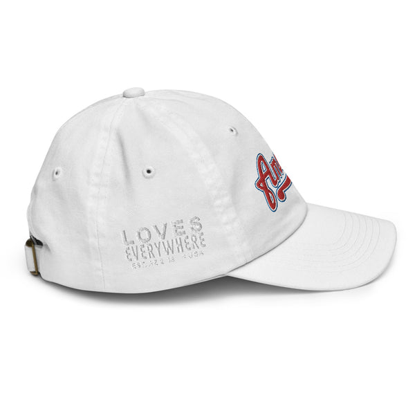 Girl's "Love" Embroidered Baseball Cap