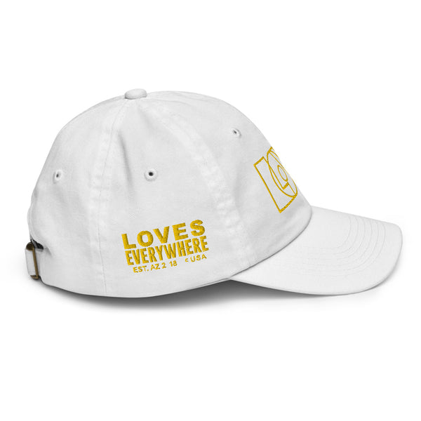 Girl's "Love" Embroidered Baseball Cap