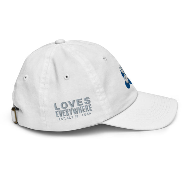 Girl's "Love" Embroidered Baseball Cap