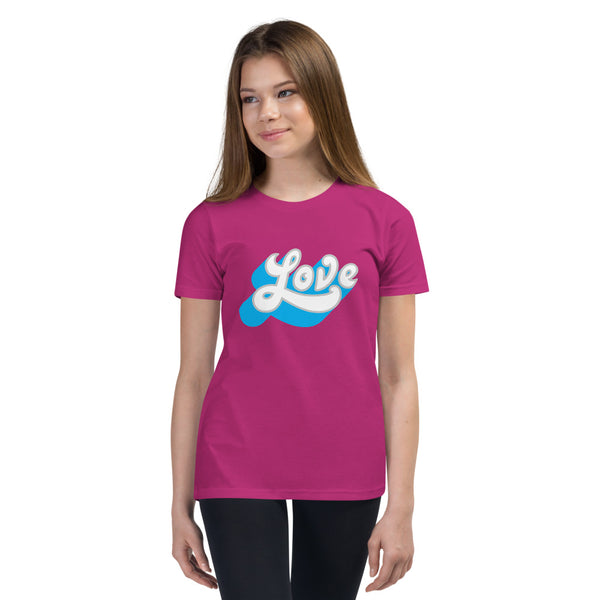 Girl's "Love" Printed T-Shirt