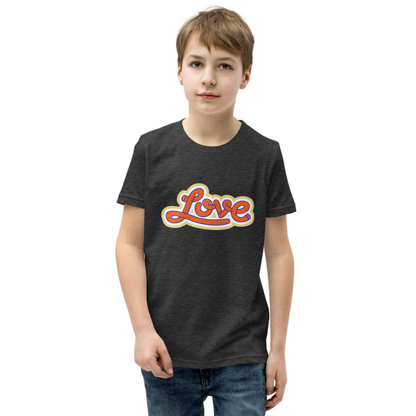 Boy's "Love" Printed T-Shirt