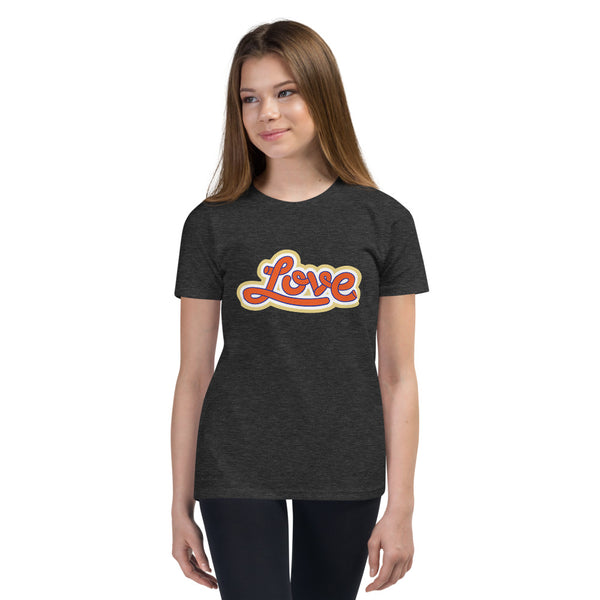 Girl's "Love" Printed Premium T-Shirt