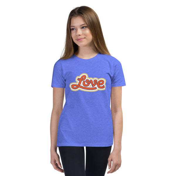 Girl's "Love" Printed Premium T-Shirt