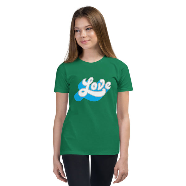 Girl's "Love" Printed T-Shirt