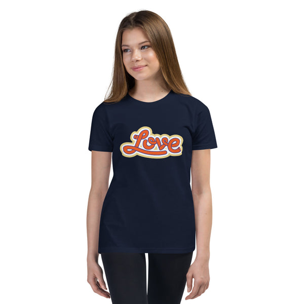 Girl's "Love" Printed Premium T-Shirt