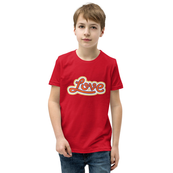 Boy's "Love" Printed T-Shirt