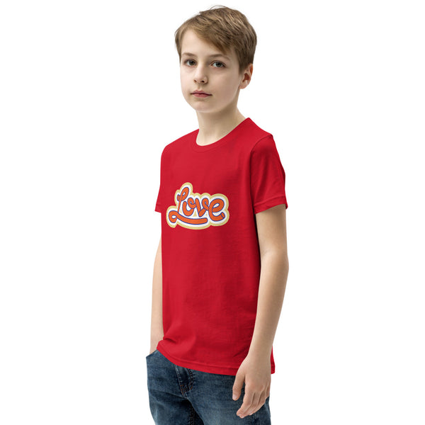 Boy's "Love" Printed T-Shirt